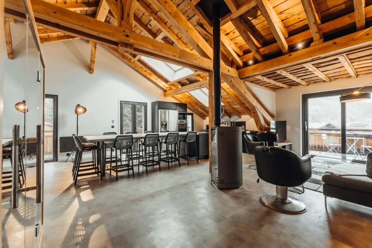 Luxurious 3-Bedroom Flat With Sauna And Garage Chamonix ภายนอก รูปภาพ