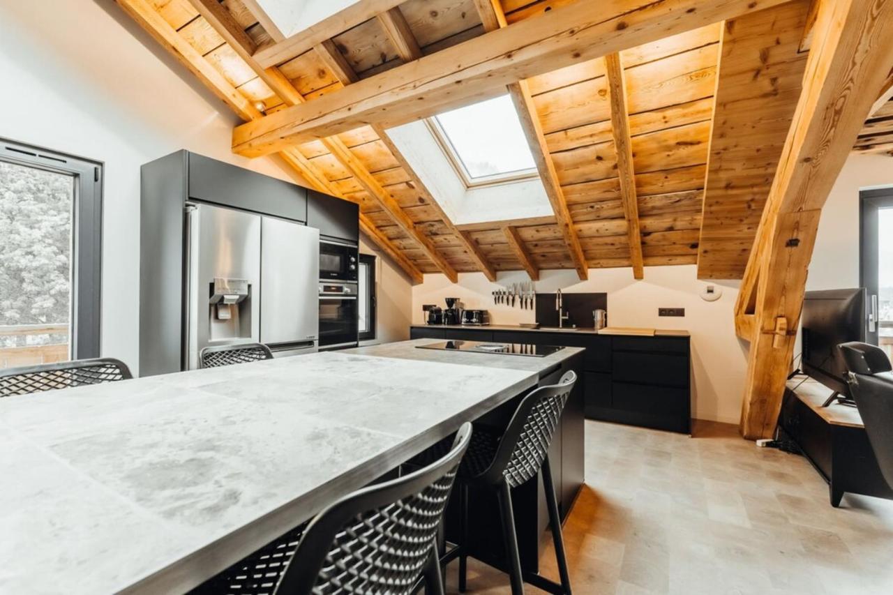 Luxurious 3-Bedroom Flat With Sauna And Garage Chamonix ภายนอก รูปภาพ